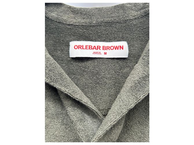 Autre Marque Polo Orlebar Brown in cotone verde - vista 3