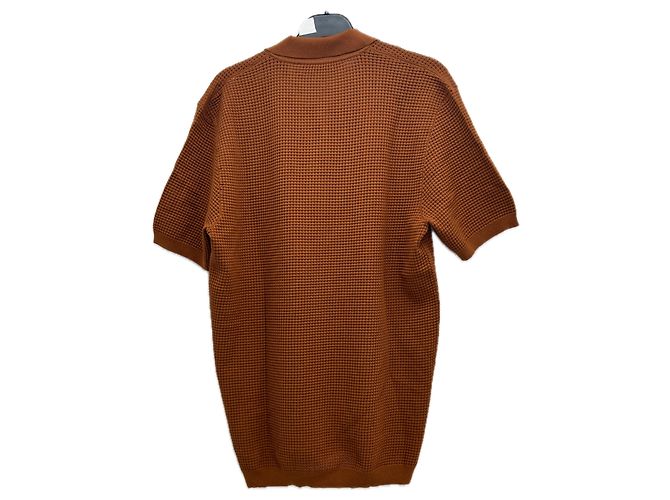 Autre Marque Polo ORLEBAR BROWN Marrone in Viscosa - vista 2