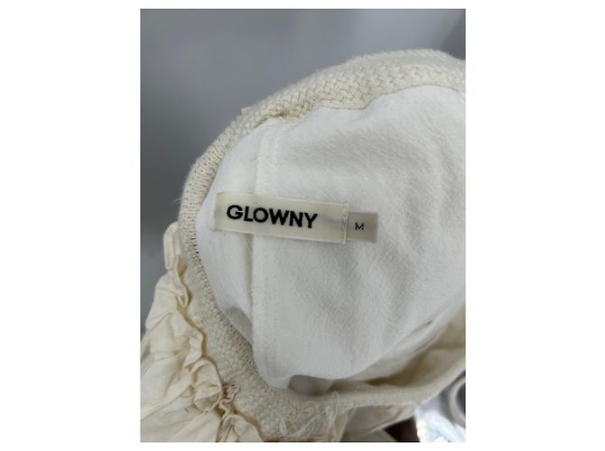 Autre Marque Minifalda blanca de algodón GLOWNY M Blanco - vista 4