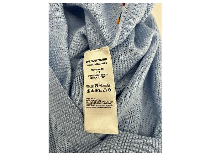 Autre Marque Polo Orlebar Brown Blu in Cotone - vista 4