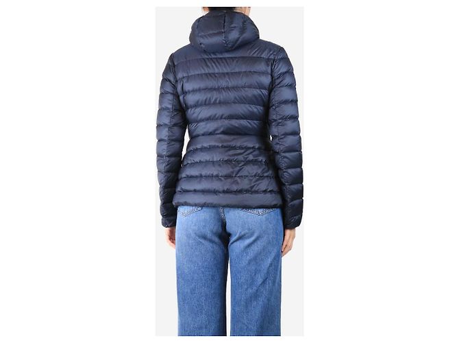 Moncler Leichte Shell-Jacke in Navy Blau - Größe UK 10 Marineblau - Ansicht 3