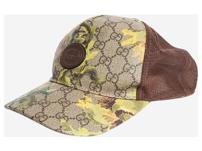 Gucci Casquette GG à motifs floraux marron - taille M - vue 2