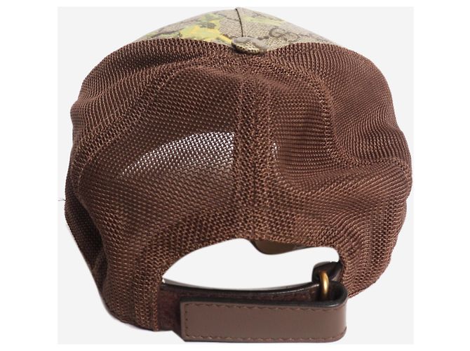 Gucci Casquette GG à motifs floraux marron - taille M - vue 4