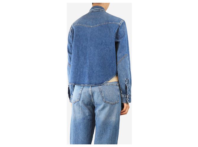 Citizens of Humanity Kurze Jeansjacke in Blau - Größe S - Ansicht 2