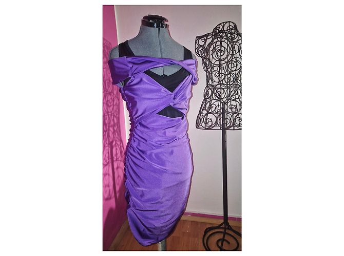 Maje violettes Bodycon-Kleid Lila - Ansicht 3