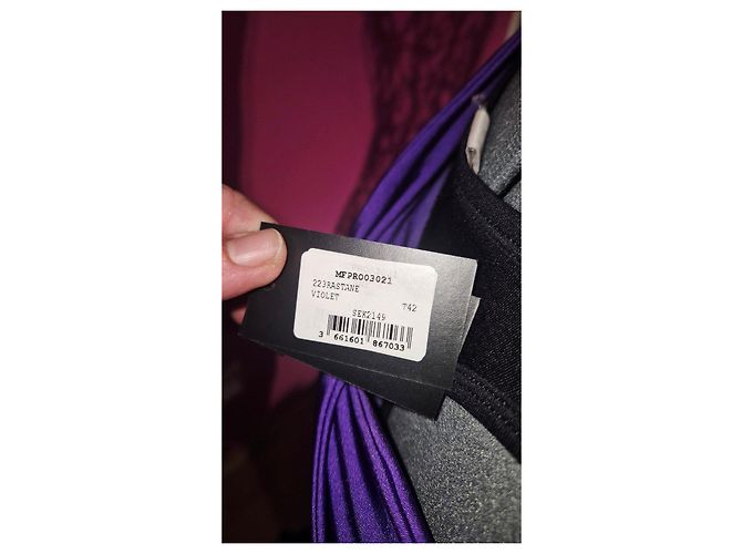 Maje violettes Bodycon-Kleid Lila - Ansicht 4