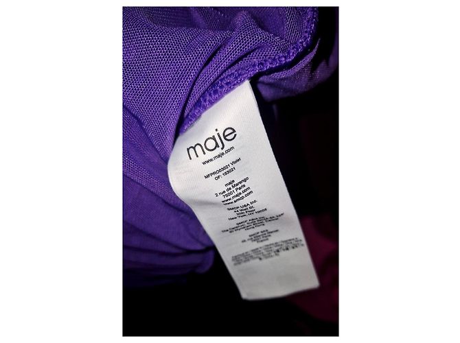 Maje violettes Bodycon-Kleid Lila - Ansicht 5
