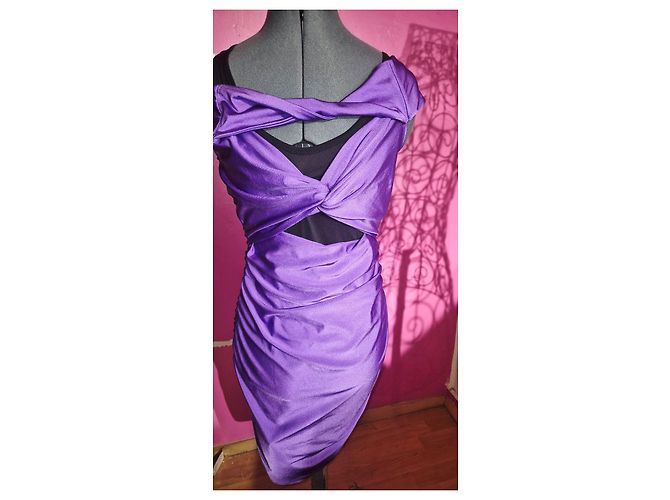 Maje violettes Bodycon-Kleid Lila - Ansicht 8