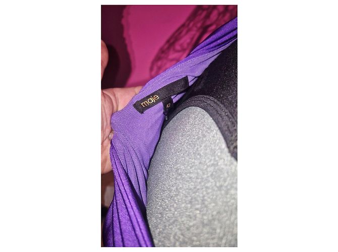 Maje violettes Bodycon-Kleid Lila - Ansicht 9
