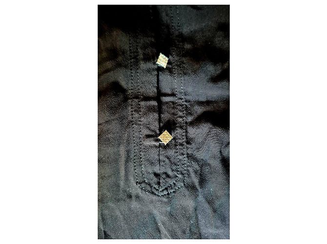 Zadig & Voltaire Vestido Negro de Viscosa - vista 5