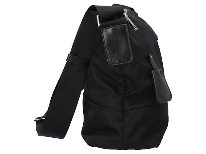 Borsa a tracolla in nylon Prada Nero - vista 4