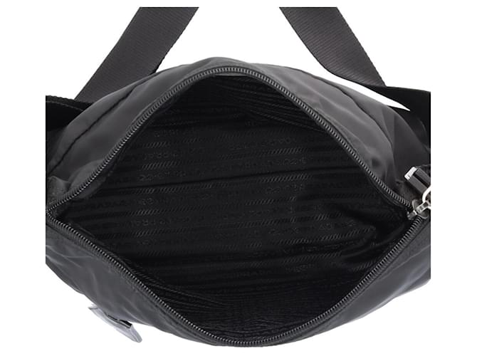 Borsa a tracolla in nylon Prada Nero - vista 7