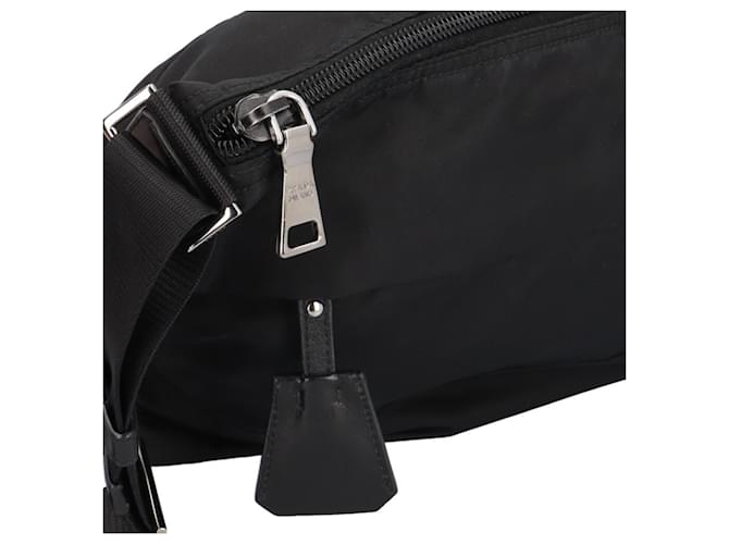 Borsa a tracolla in nylon Prada Nero - vista 9