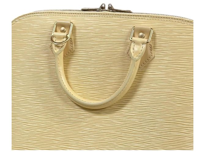 Borsa Louis Vuitton Alma Epi Beige - vista 10