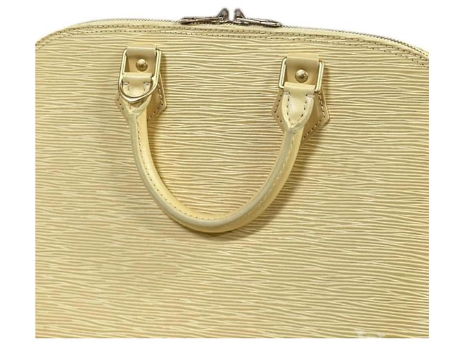 Borsa Louis Vuitton Alma Epi Beige - vista 11