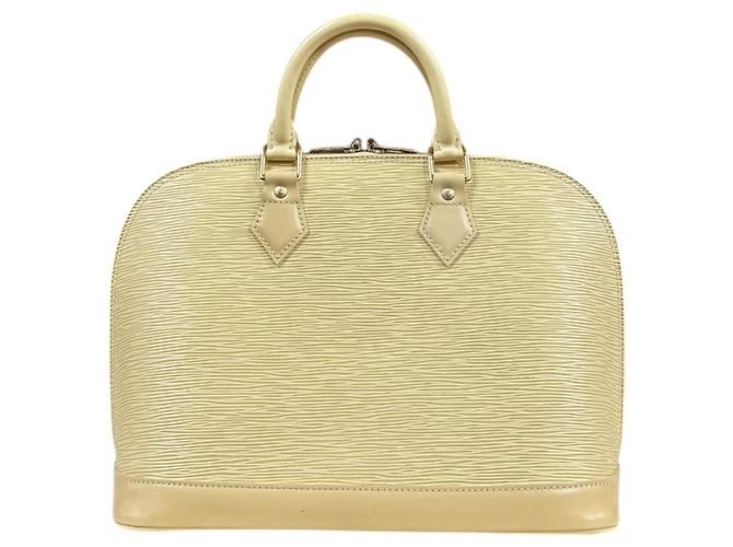 Borsa Louis Vuitton Alma Epi Beige - vista 3