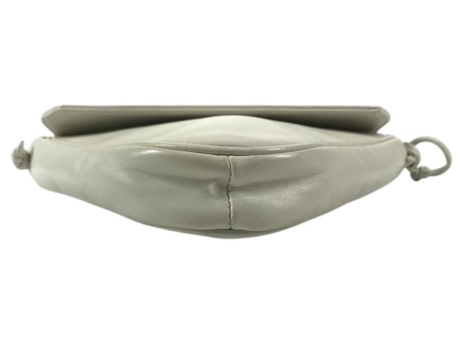 Céline Borsa a tracolla Celine Logo Triangle Pouch Nero Bianco - vista 5