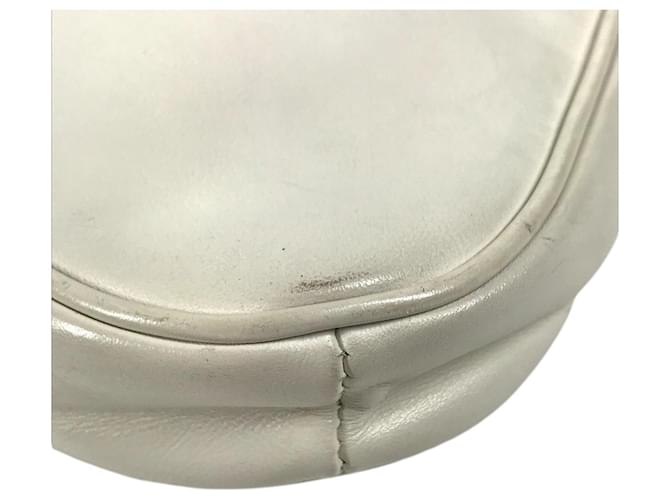 Céline Borsa a tracolla Celine Logo Triangle Pouch Nero Bianco - vista 8