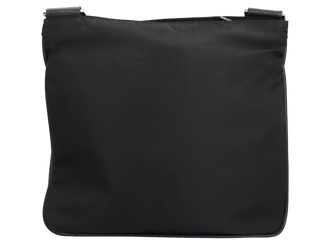 Borsa a tracolla in nylon Prada 2VH563 Nero - vista 3