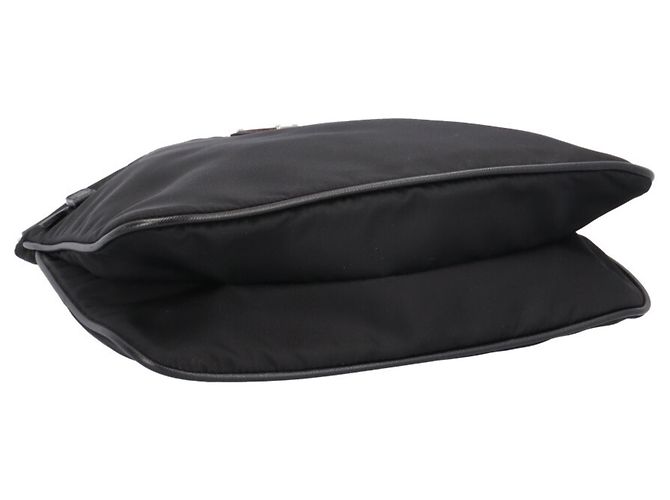 Borsa a tracolla in nylon Prada 2VH563 Nero - vista 5