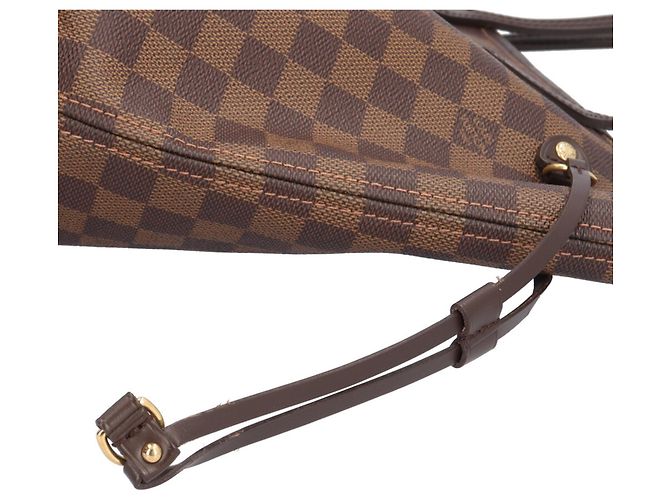 Borsa Tote Louis Vuitton Neverfull MM Damier Marrone Damier ebene - vista 12