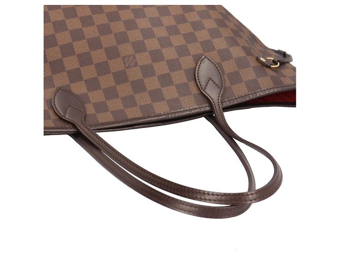 Borsa Tote Louis Vuitton Neverfull MM Damier Marrone Damier ebene - vista 13