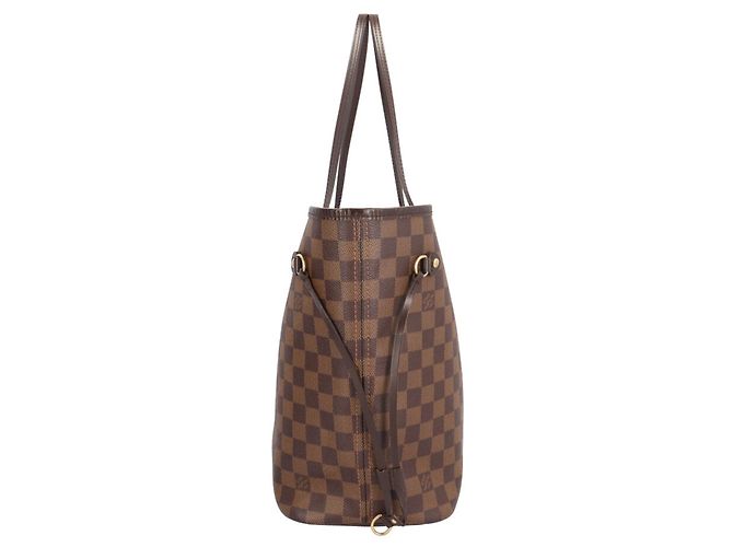 Borsa Tote Louis Vuitton Neverfull MM Damier Marrone Damier ebene - vista 4
