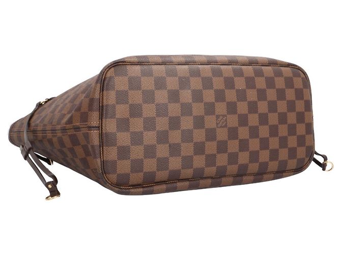 Borsa Tote Louis Vuitton Neverfull MM Damier Marrone Damier ebene - vista 5