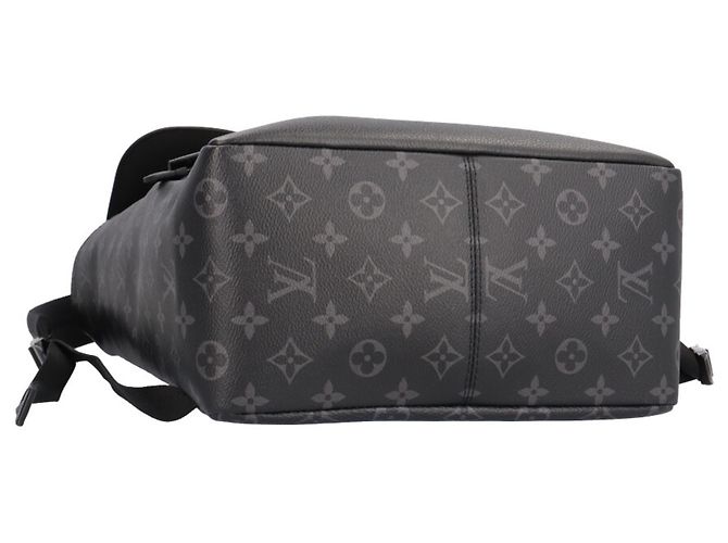 Zaino Louis Vuitton Saumur Monogram Eclipse Marrone Nero Monogramma - vista 5