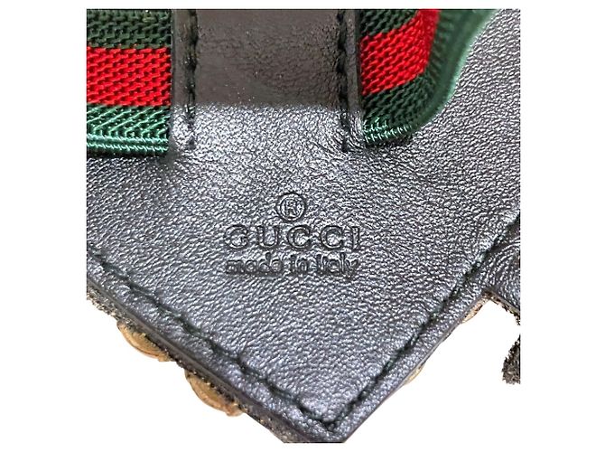 Bracciale Gucci Pierced Heart Charm Rosso Verde - vista 4