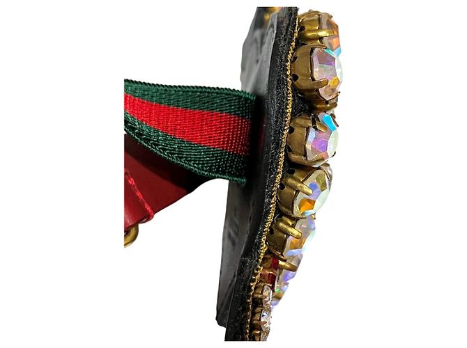 Bracciale Gucci Pierced Heart Charm Rosso Verde - vista 8