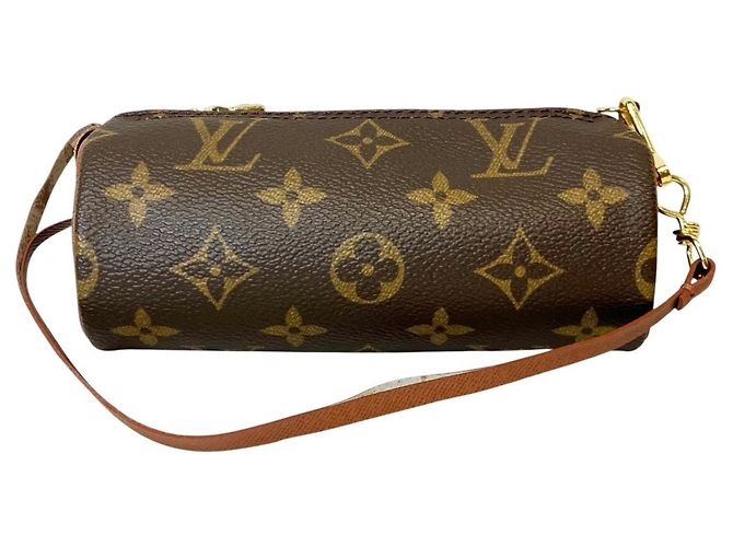 Borsa Louis Vuitton Old Papillon 30 Marrone Monogramma - vista 5
