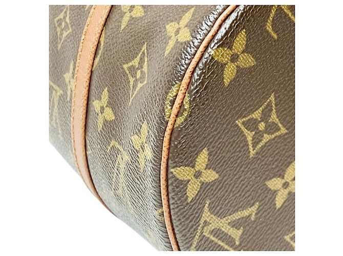 Borsa Louis Vuitton Old Papillon 30 Marrone Monogramma - vista 6