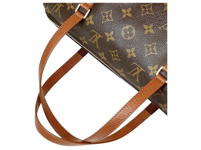 Borsa Louis Vuitton Old Papillon 30 Marrone Monogramma - vista 7