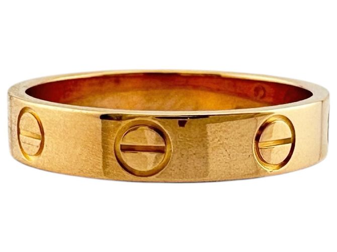 Anello Mini Love di Cartier in oro rosa 18K D'oro - vista 4