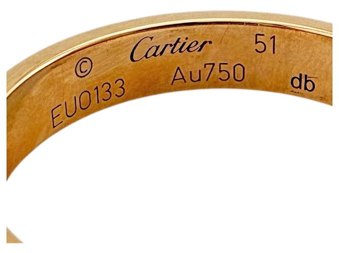 Anello Mini Love di Cartier in oro rosa 18K D'oro - vista 6