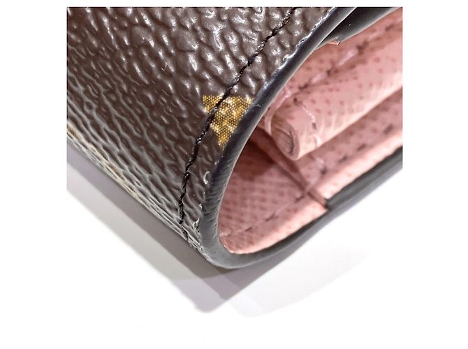 Portafoglio Sarah Long Louis Vuitton Marrone Monogramma - vista 7