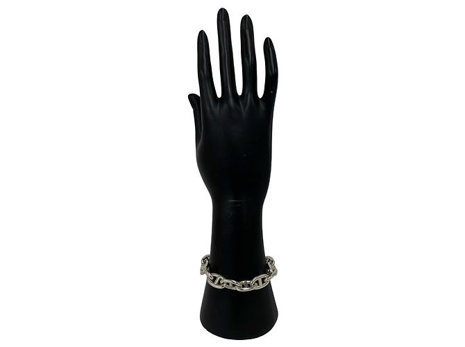 Hermès Hermes Chaine d'Ancre MM 13-Link Charm Bracelet Argento - vista 2