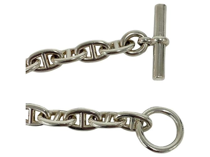 Hermès Hermes Chaine d'Ancre MM 13-Link Charm Bracelet Argento - vista 4
