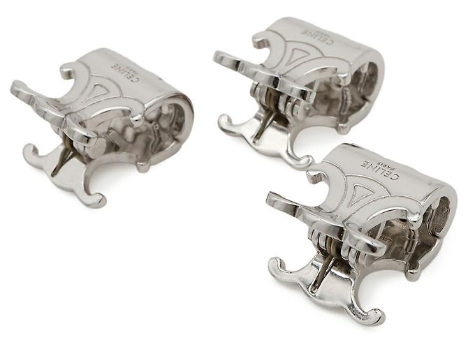 Céline Celine Triomphe Mini Haarspangen 3er-Set Silber - Ansicht 3