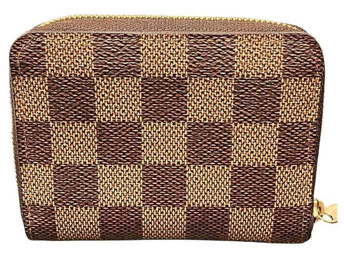 Portafoglio Zippy in tela Damier Louis Vuitton Marrone Damier ebene - vista 2
