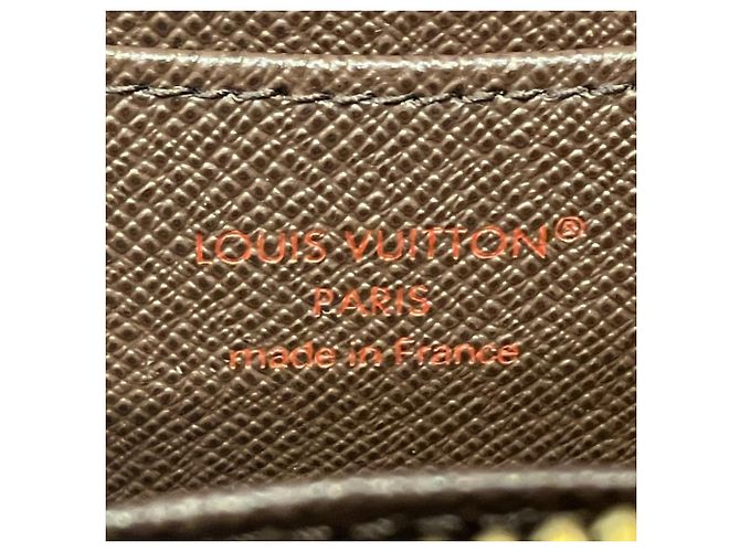 Portafoglio Zippy in tela Damier Louis Vuitton Marrone Damier ebene - vista 4