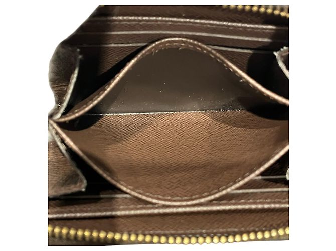 Portafoglio Zippy in tela Damier Louis Vuitton Marrone Damier ebene - vista 5