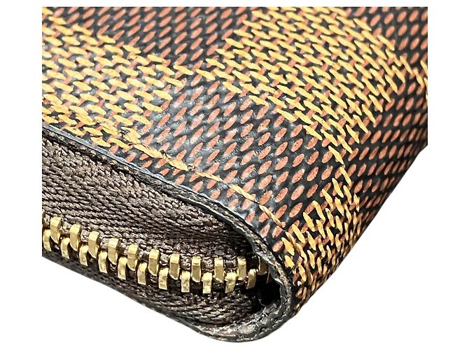 Portafoglio Zippy in tela Damier Louis Vuitton Marrone Damier ebene - vista 7