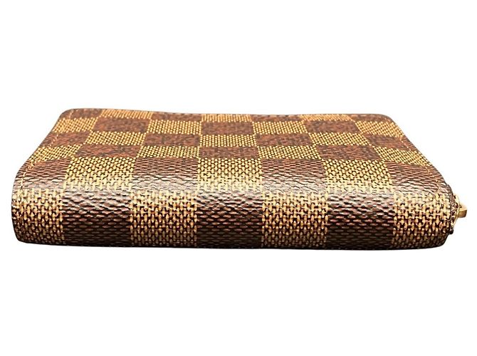 Portafoglio Zippy in tela Damier Louis Vuitton Marrone Damier ebene - vista 9
