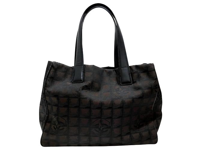 Borsa Tote Chanel New Travel Line Marrone - vista 2