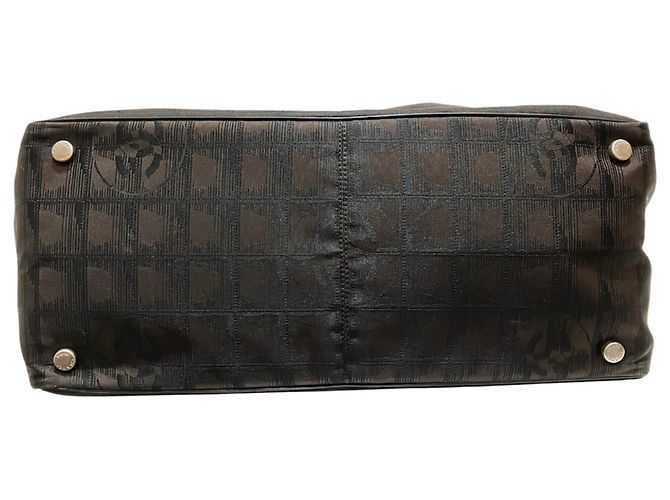 Borsa Tote Chanel New Travel Line Marrone - vista 3