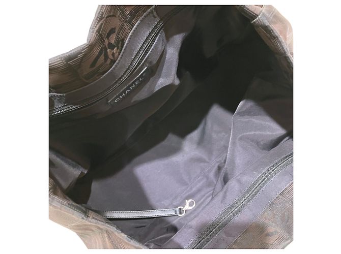 Borsa Tote Chanel New Travel Line Marrone - vista 5