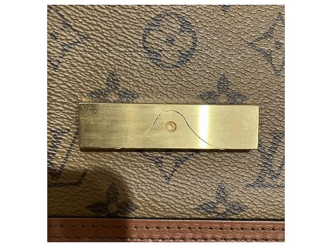 Borsa a Spalla Portefeuille Dauphine Louis Vuitton Marrone Monogramma - vista 9