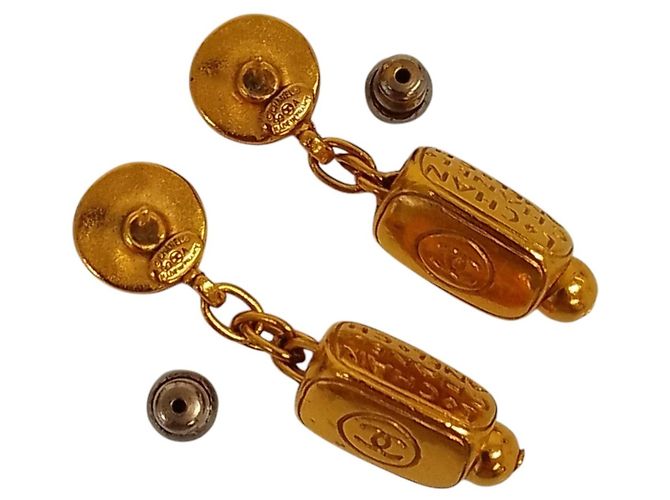 Timeless Orecchini Chanel Vintage Gripoix Swing D'oro - vista 4